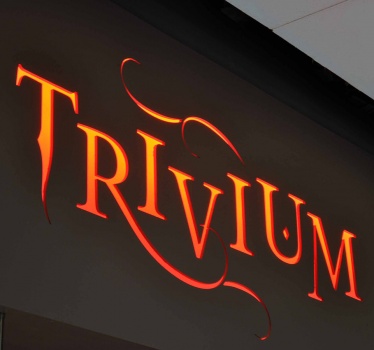 Trivium, Rideau Centre, Ottawa, branding signage