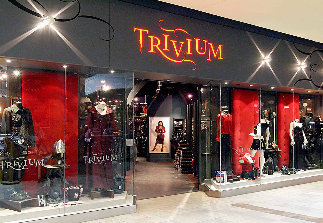 Trivium Gothic and Fetish store, Rideau Centre, Ottawa