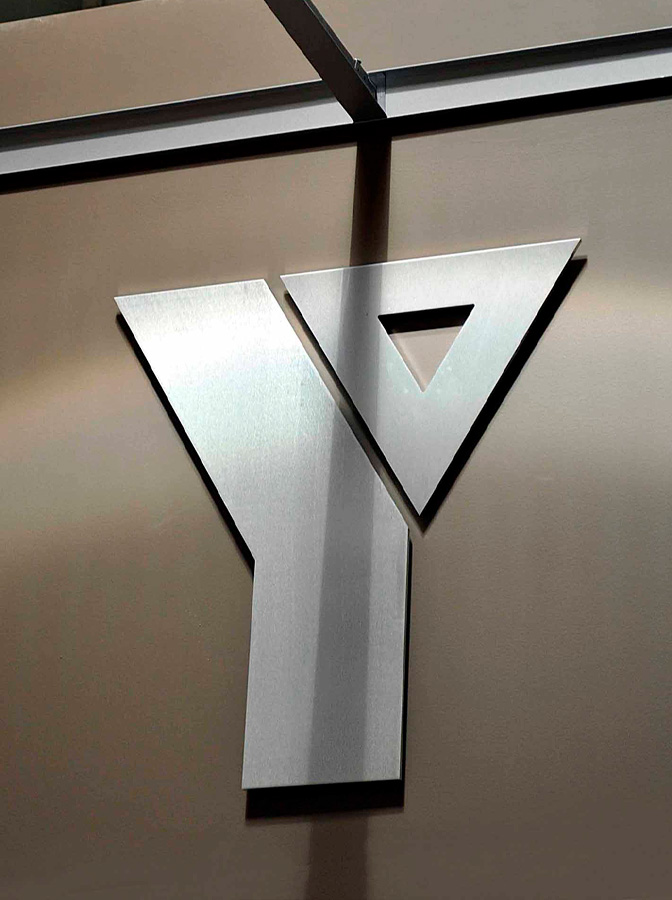 YMCA-YWCA Employment Access Centre, Ottawa, entrance and reception signage